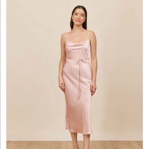 Park & Fifth Waldorf dress - Blush Satin - size M